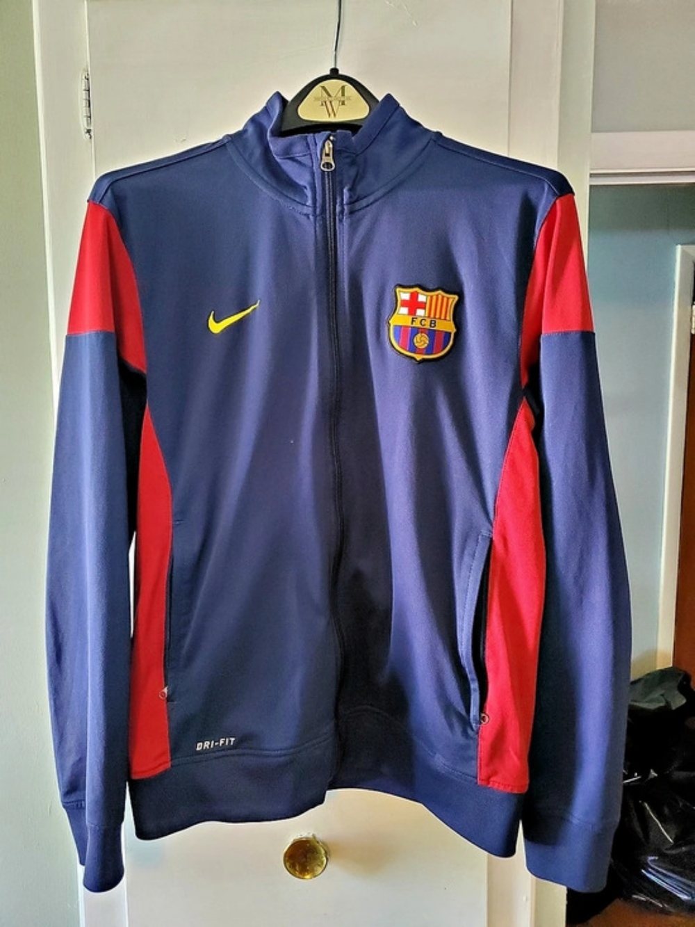 Nike FC Barcelona Dri-FIT Strike Soccer Track Jacket Medium Men's